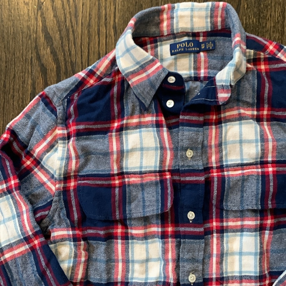 Women’s Ralph Lauren plaid shirt- size XS - Picture 4 of 4